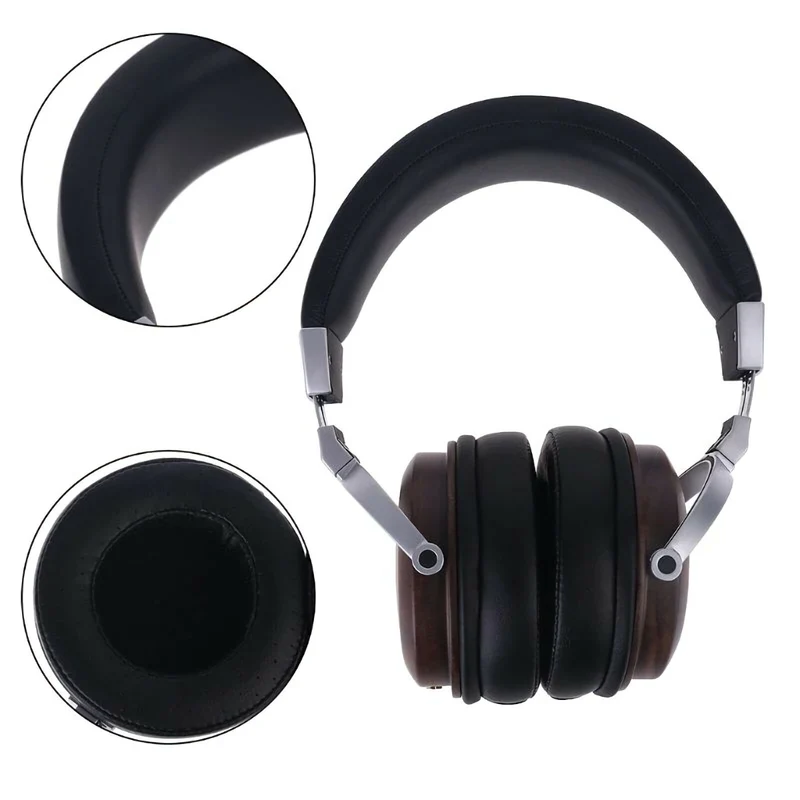 Premium Walnuss Holz Kopfhörer High End Headphone 50mm Treiber Super Klang B7-1