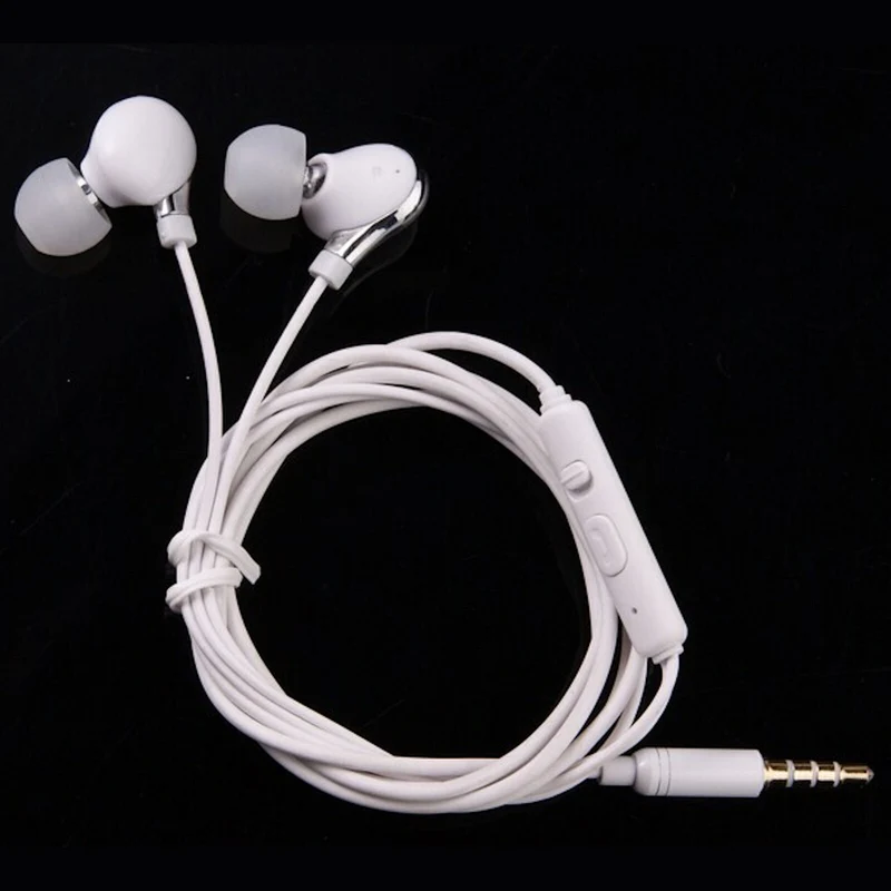 Kopfhörer Headset Premium JMB MJ Super Bass In-Ear in weiss + PU-Hardcase