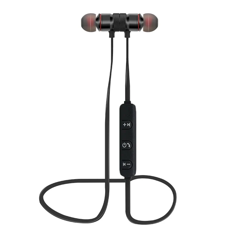 Bluetooth In Ear Kopfhörer Magnetisch Wireless Headset X9 Schwarz