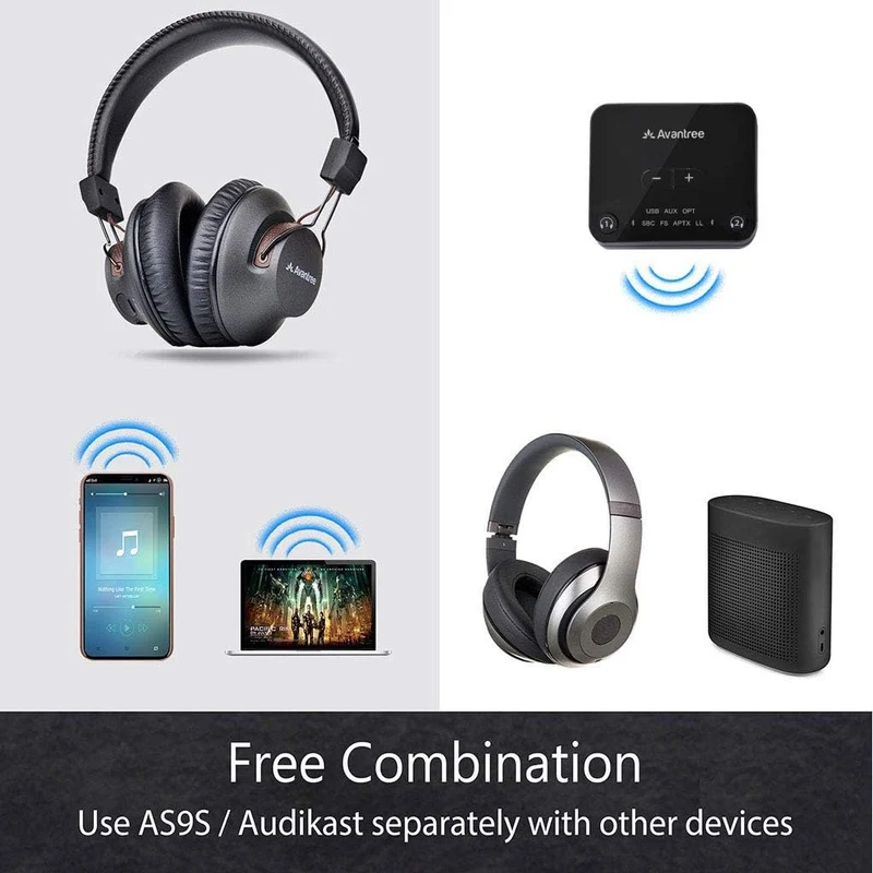 HT4189 | Wireless TV Headphone Transmitter Set