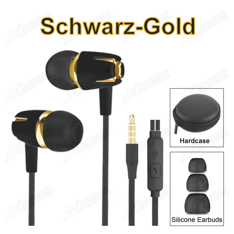 Super Bass In-Ear Kopfhörer Ohrhörer S9 Headset Earphone Headphone + Tasche