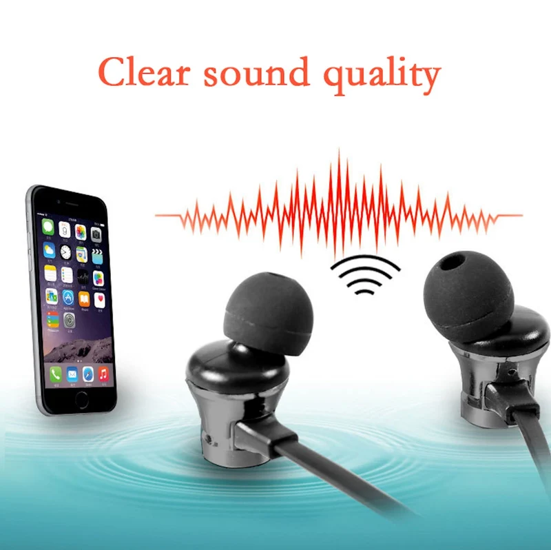 Bluetooth In Ear Kopfhörer Magnetisch Wireless Earphone Headphone M11