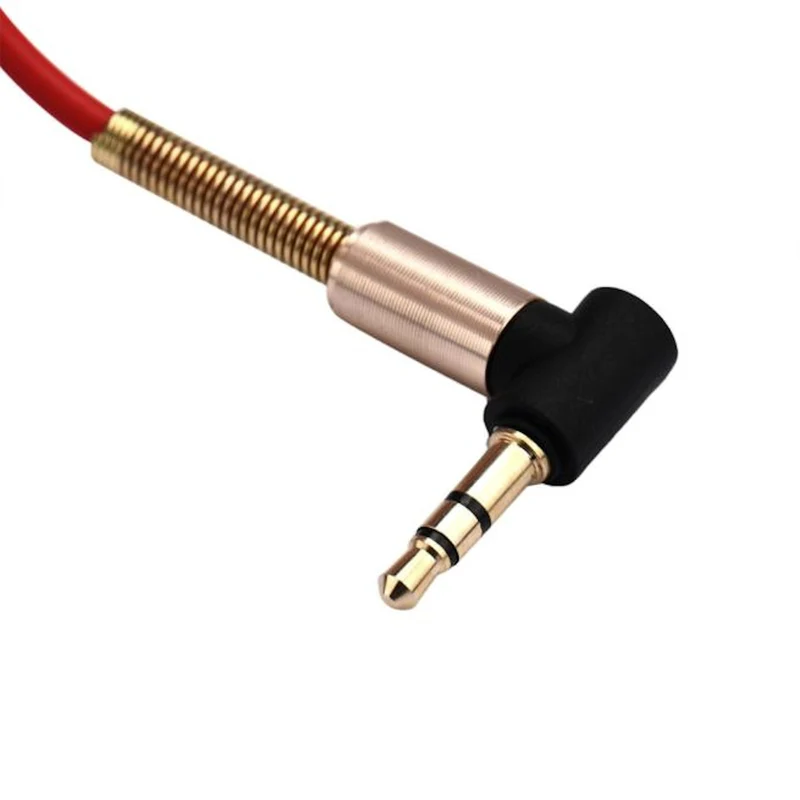 1m Audio Stereo Kopfhörer Anschlusskabel3,5mm Klinke Winkelstecker > Stecker R