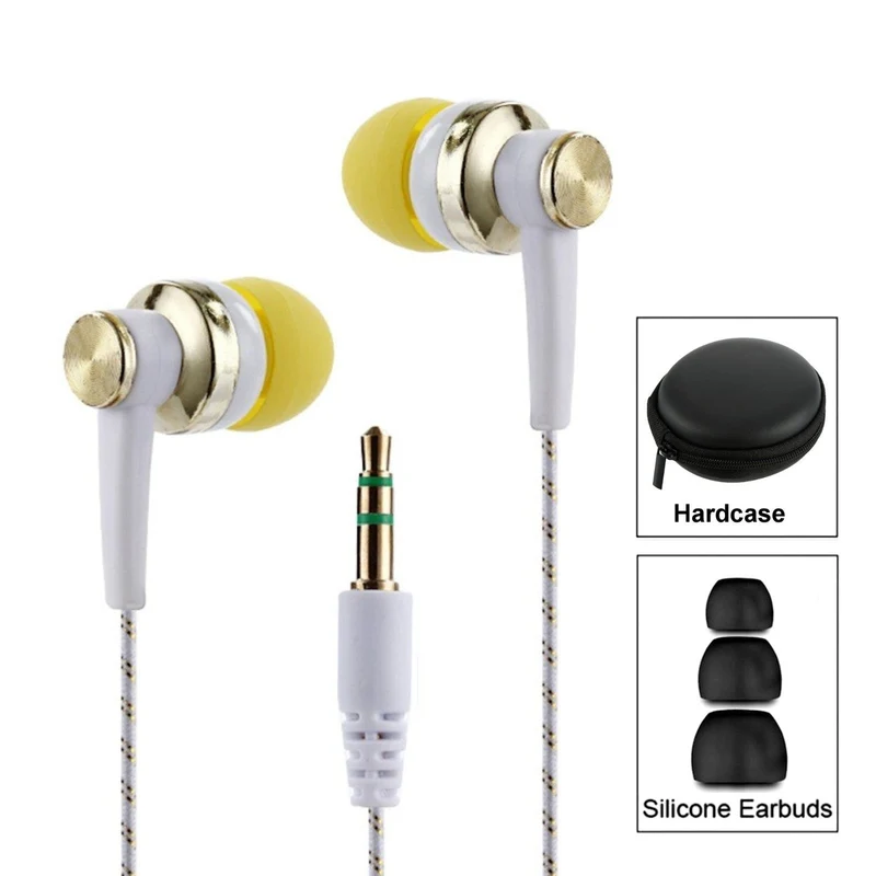 Super Bass Metall Kopfhörer S26 Belly In-Ear Ohrhörer Earphone Case