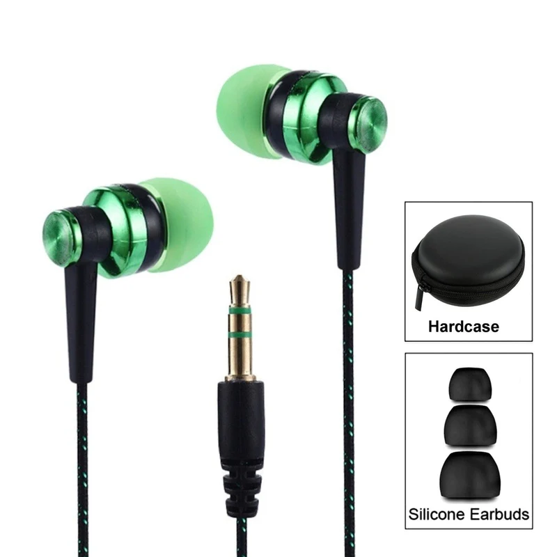 Super Bass Metall Kopfhörer S26 Belly In-Ear Ohrhörer Earphone Case