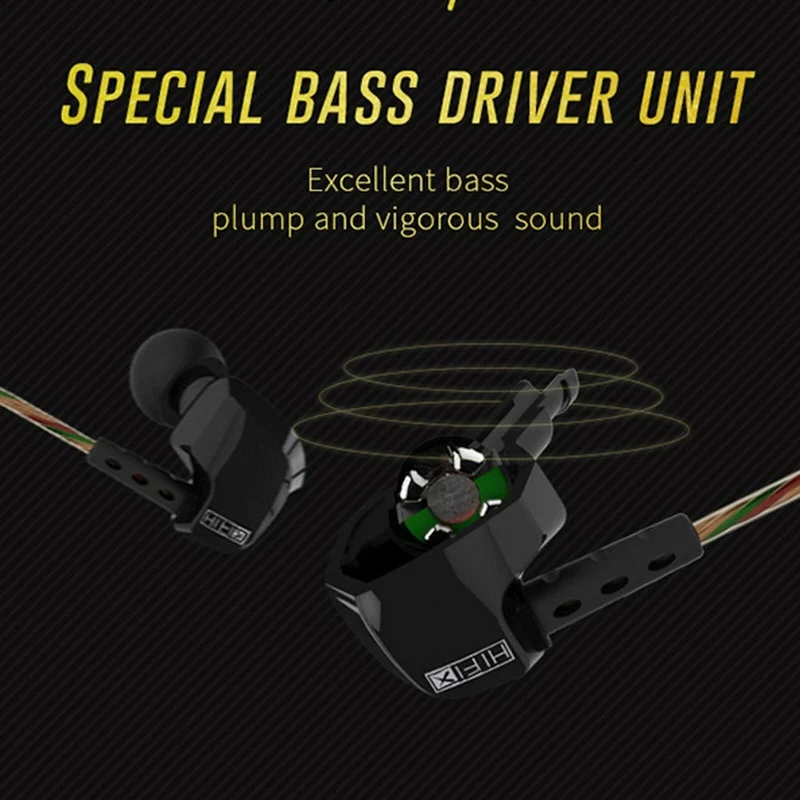 KZ HD9 Hi-Fi In-Ear Ohrhörer Premium Super Bass Sound, Earphone weiss