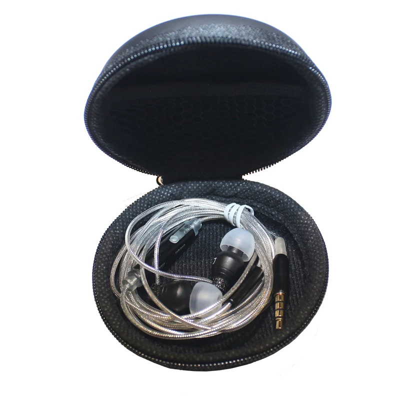 Super Bass In-Ear Kopfhörer Diamond Pro Black Headset Flachkabel Strass Glitzer