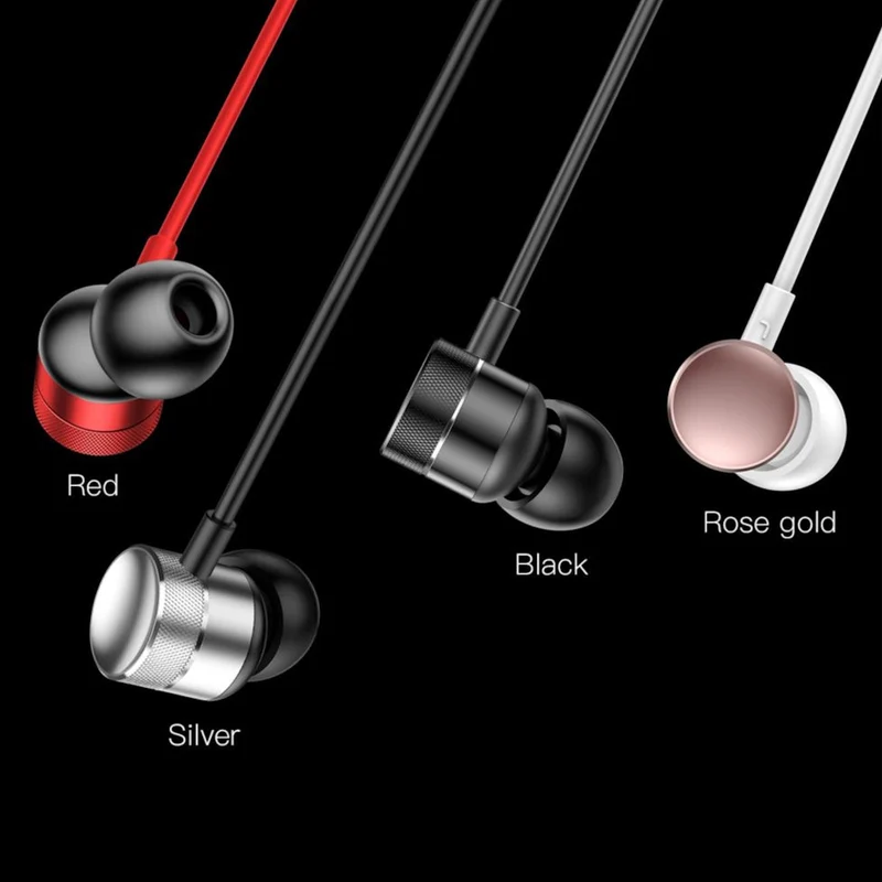 Baseus H4 Megabass In-Ear Kopfhörer Headset Earphone Headphone schwarz silber