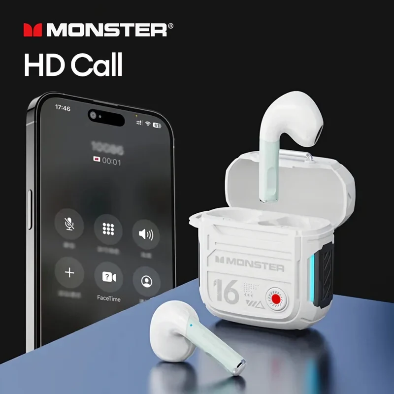 Monster Airmars XKT16 Bluetooth Earphones Wireless Headphones Earbuds