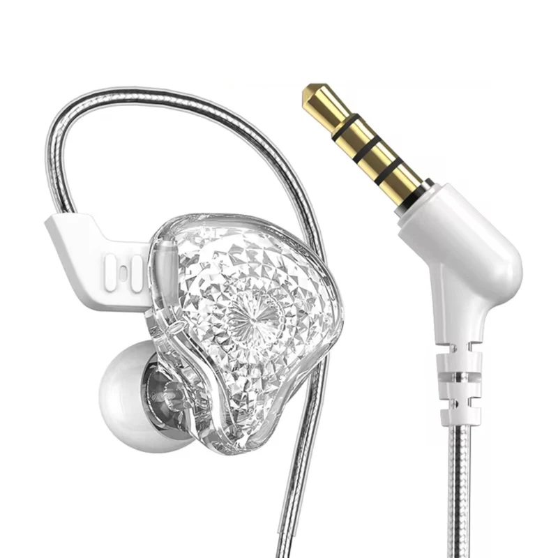 Original 3K K2 HD Professional HiFi Kopfhörer Headset Premium In-Ear Kristall