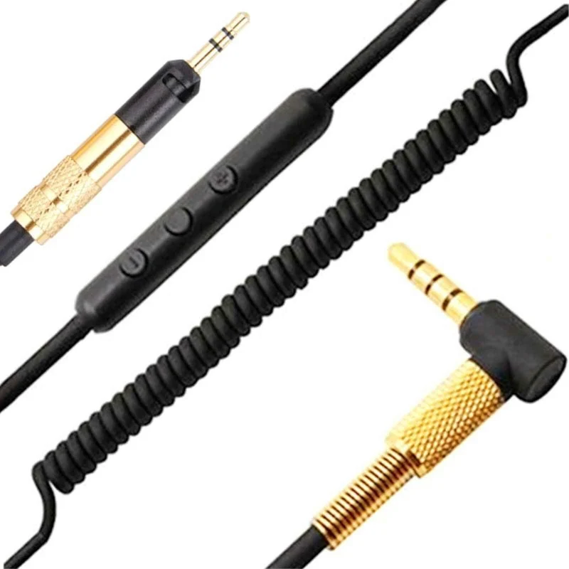 1,2 - 1,8 m Audio Spiral Anschlusskabel Sennheiser HD559 HD560S 569 579 598 599