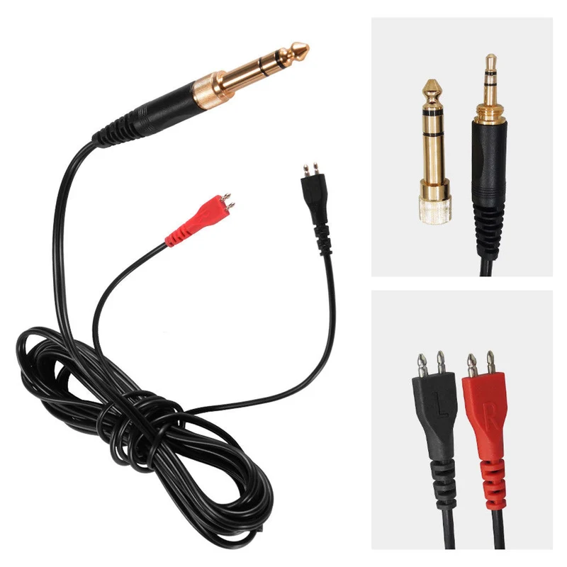 2,5m Audio Anschlusskabel Sennheiser HD525 HD535 HD545 HD565 HD580 HD600 650 660