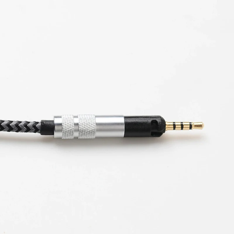 2m Ersatz Audio Nylon Anschlusskabel Sennheiser HD559 HD569 HD589 HD599...