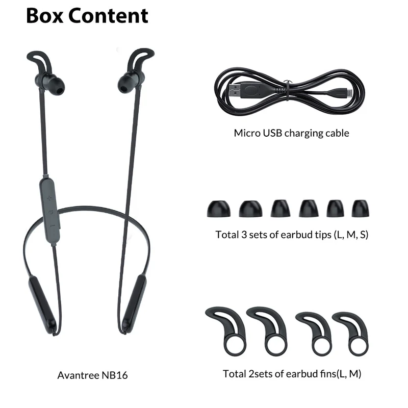 NB16 | Bluetooth Neckband Headphones