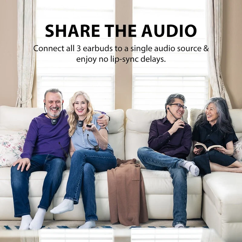 HT3831 | Wireless TV Headphones for Seniors