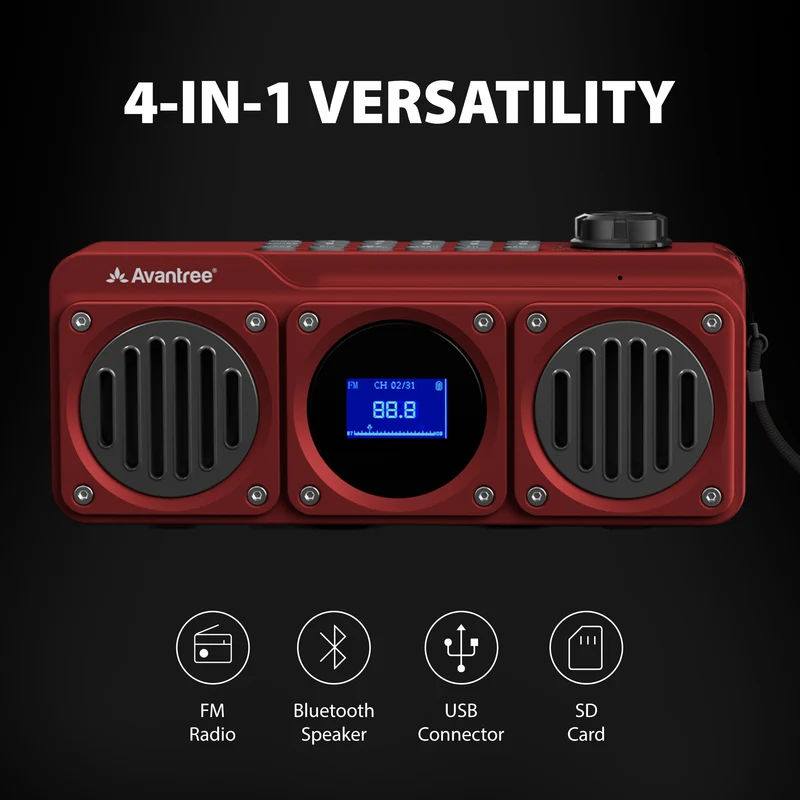 Boombyte | BT5.1 Portable Radio Speaker