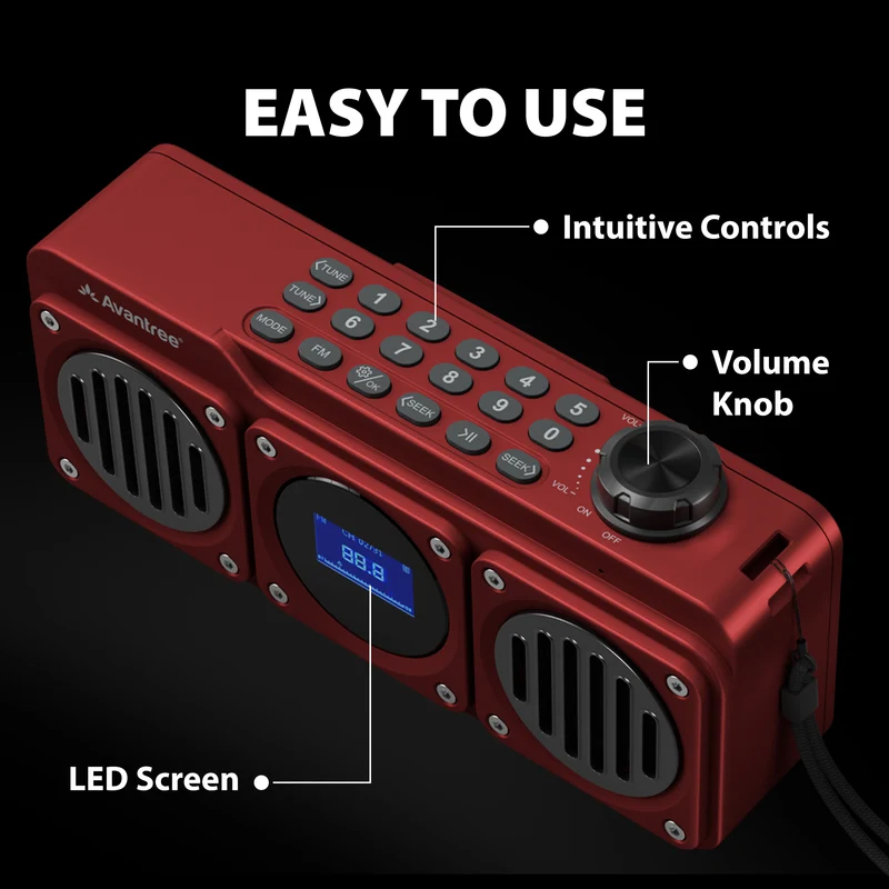 Boombyte | BT5.1 Portable Radio Speaker