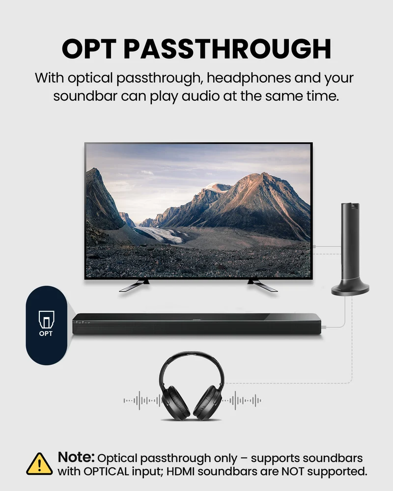 Opera Plus | Wireless Headphones for TV