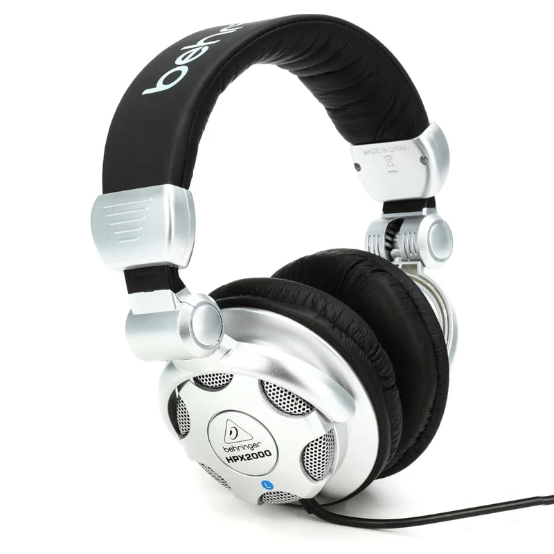 Behringer HPX2000 DJ Kopfhörer Kabelgebunden Musik Silber Schwarz