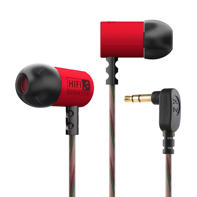 High-Quality Kopfhörer KZ ED3M Youth Version In-Ear, PU Hardcase, Megabass