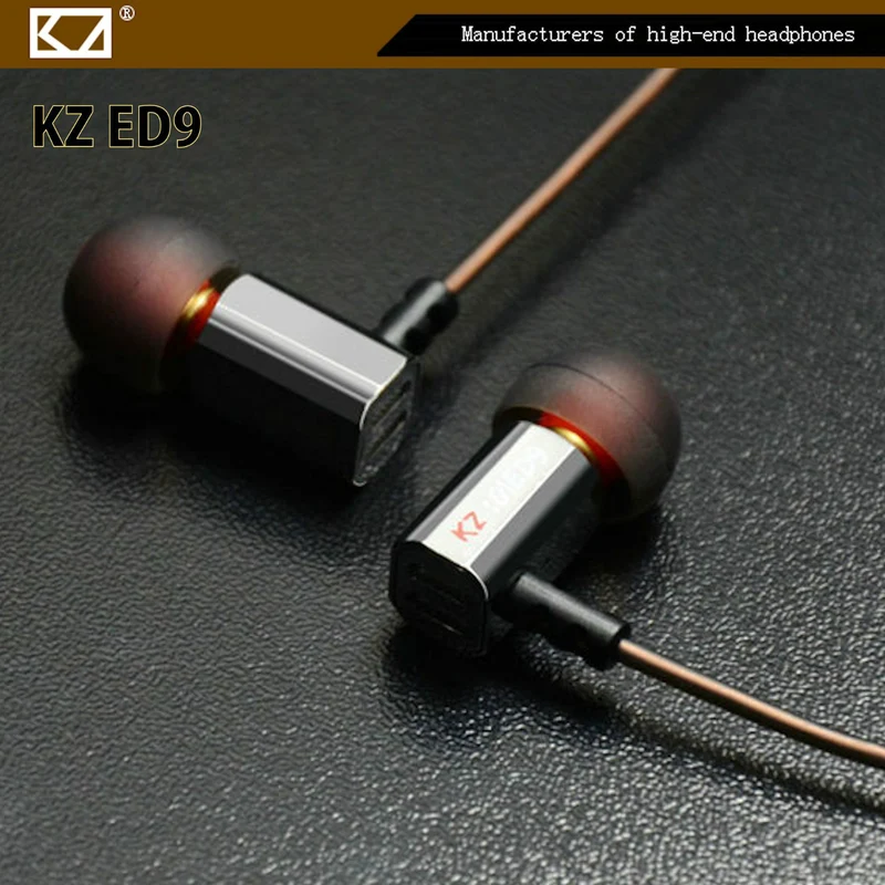 High-End Headset Kopfhörer KZ-ED9 Silber Professional In-Ear-Headset Ohrhörer