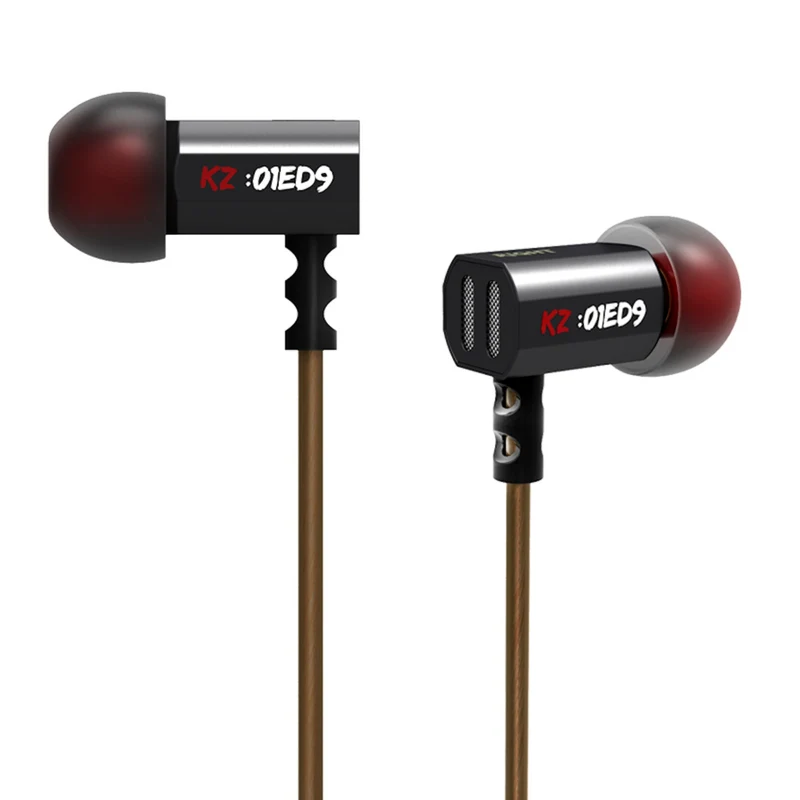 KZ ED9 – Headset - In-Ear Kopfhörer mit Mic und Hi-Fi Sound (Schwarz)