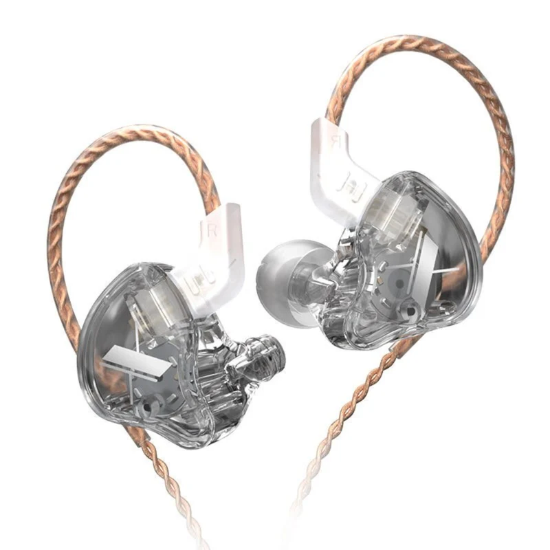 KZ EDX High-End Professional HiFi In-Ear Kopfhörer Headset Schwarz Weiß Kristall