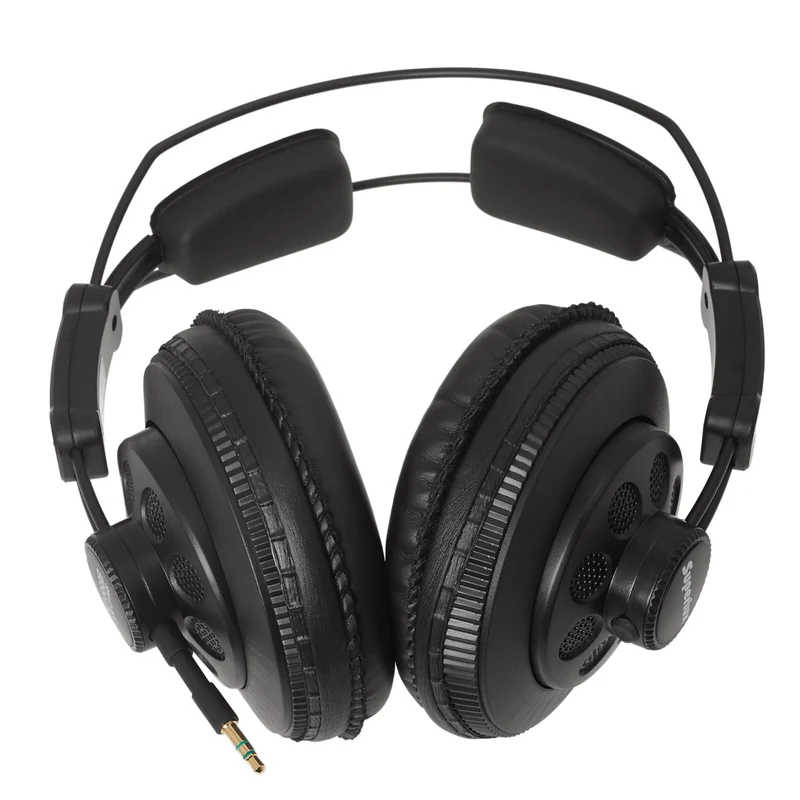 Superlux HD668B Stereo Kopfhörer Schwarz mit Zubehör 6.3 mm Adapter Neu