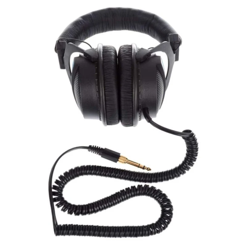 Superlux HD330 Stereo Kopfhörer Schwarz Silber mit Zubehör 6.3 mm Adapter Neu