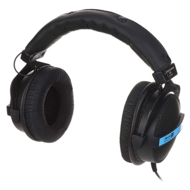 Superlux HD330 Stereo Kopfhörer Schwarz Silber mit Zubehör 6.3 mm Adapter Neu