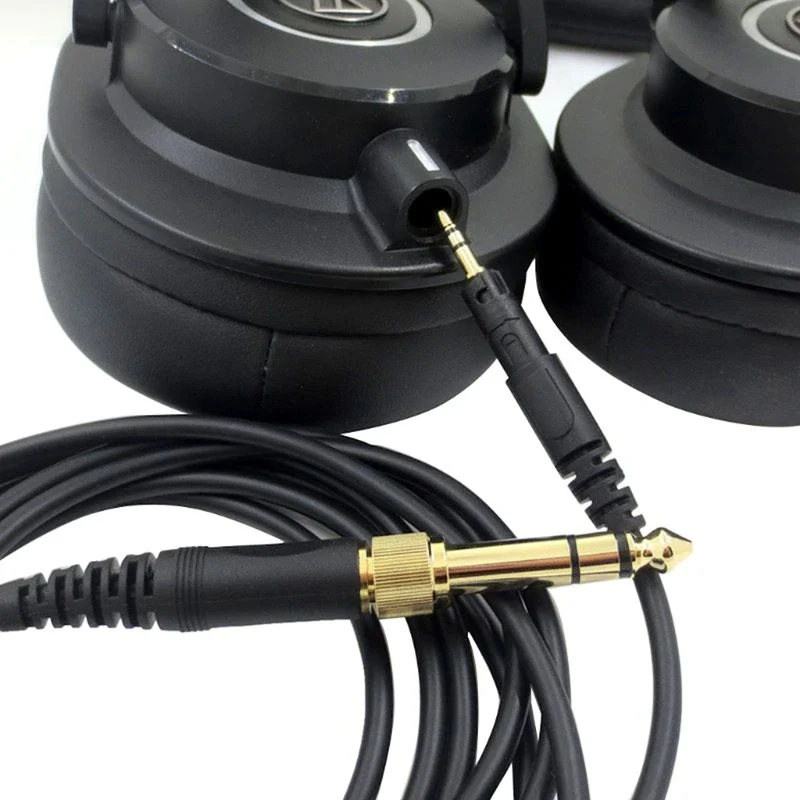 2m Audio Anschlusskabel für Audio Technica ATH-M50X M40X M60X M70X ...
