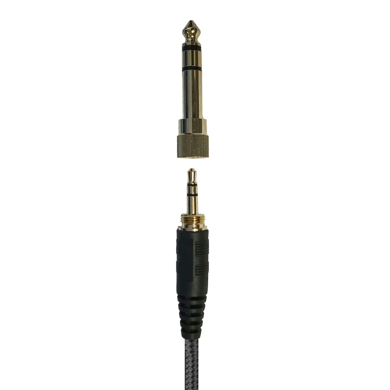 2m Audio Nylon Anschlusskabel Sennheiser HD559 HD560S HD569 HD598 HD599 HD558 ..
