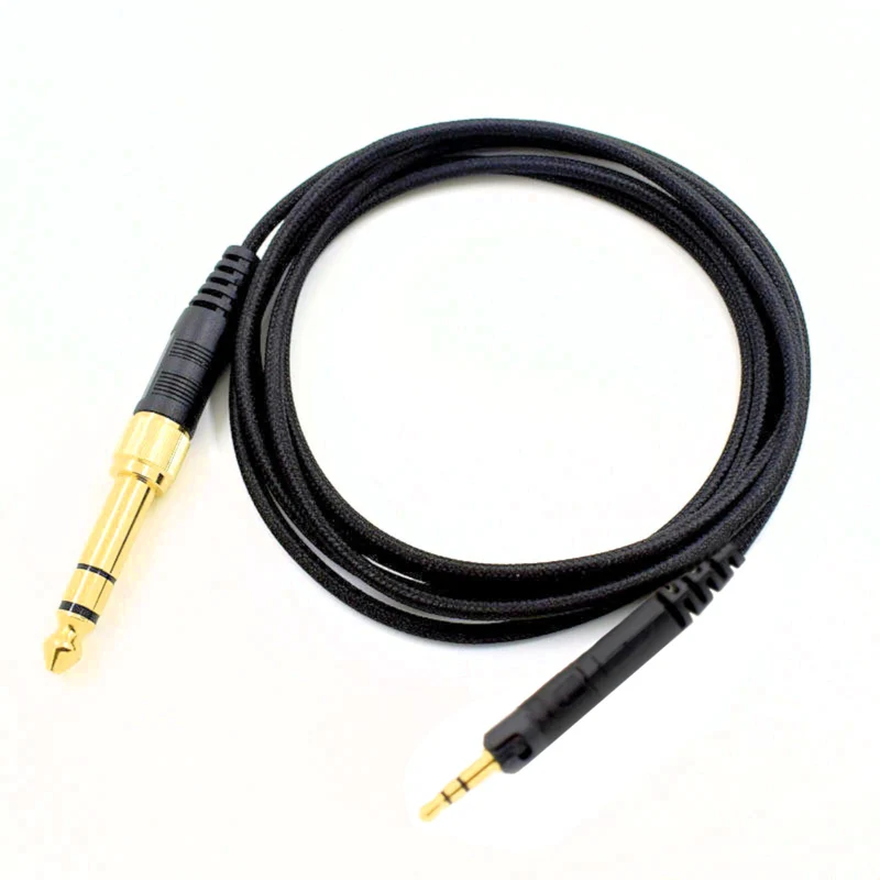 2m Audio Nylon Anschlusskabel Sennheiser HD559 HD560S HD569 HD598 HD599 HD558 ..