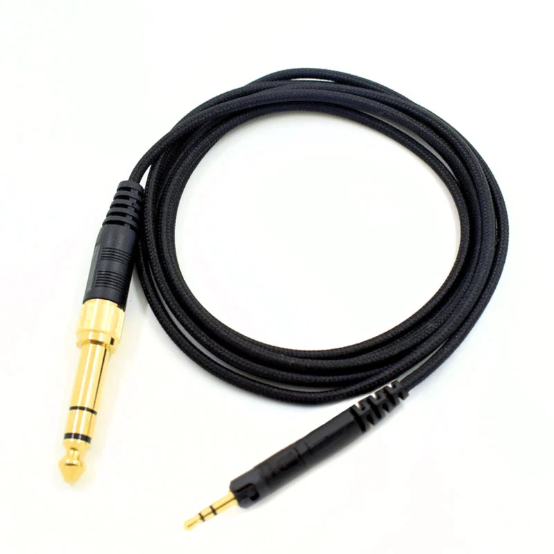 2m Audio Nylon Anschlusskabel Sennheiser HD559 HD560S HD569 HD598 HD599 HD558 ..