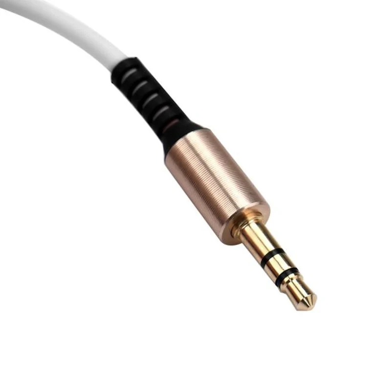 1m Audio Stereo Kopfhörer Anschlusskabel 3,5mm Klinke Winkelstecker > Stecker W