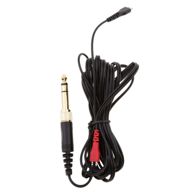 2m Audio Anschlusskabel für Sennheiser HD25, HD25-II, HD25 Plus, HD25 Light ...