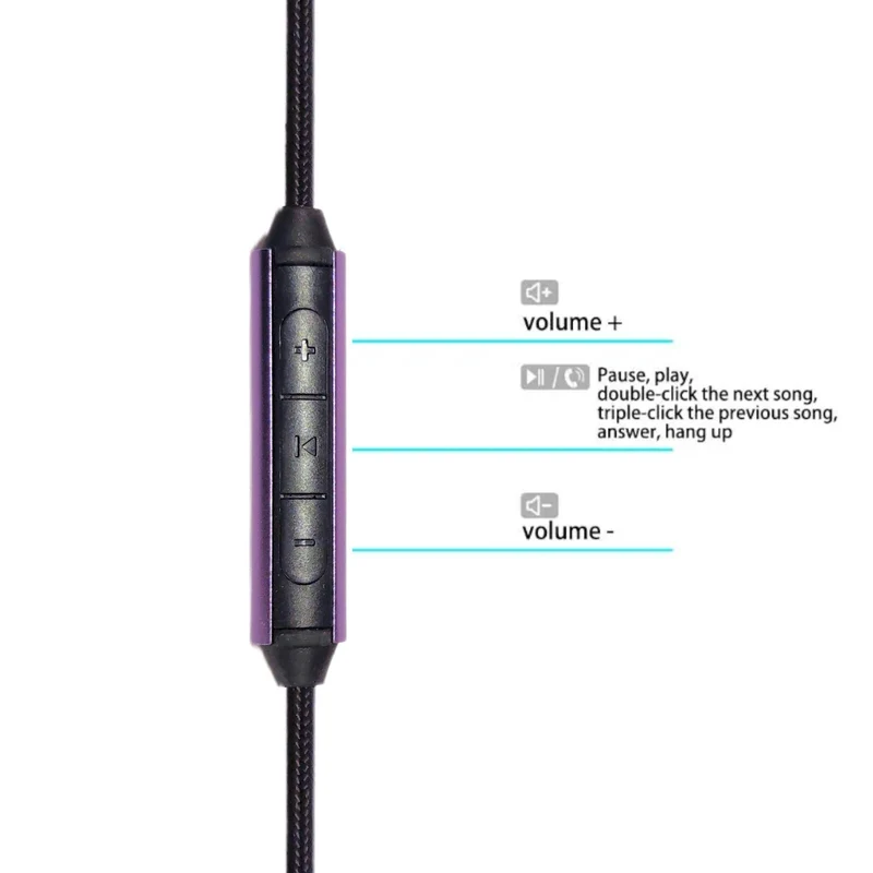 1,35 m Audio Anschlusskabel mit Mic Sennheiser Momentum 2.0 / HD4.30 4.40 4.50
