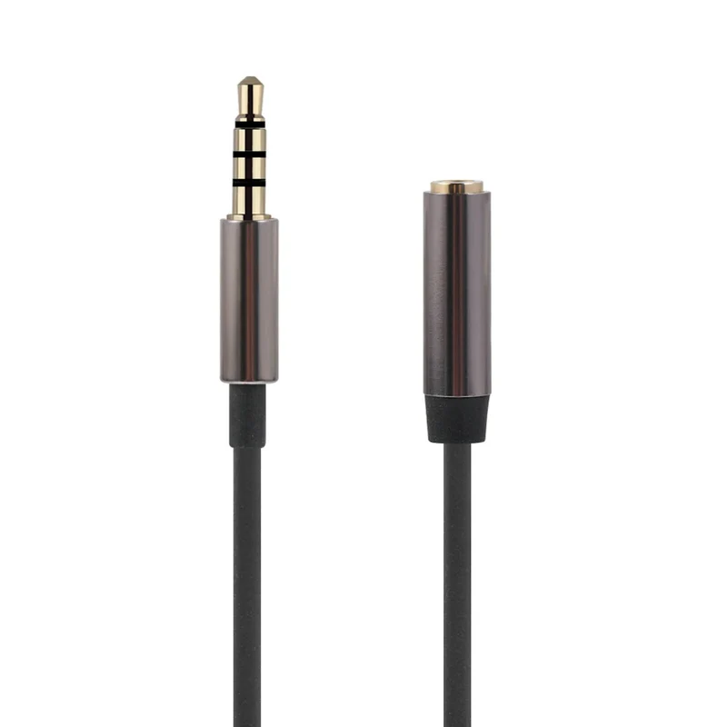 1m Audio Stereo Kopfhörer Headset Verlängerung 4-polig 3,5mm Stecker > Buchse S