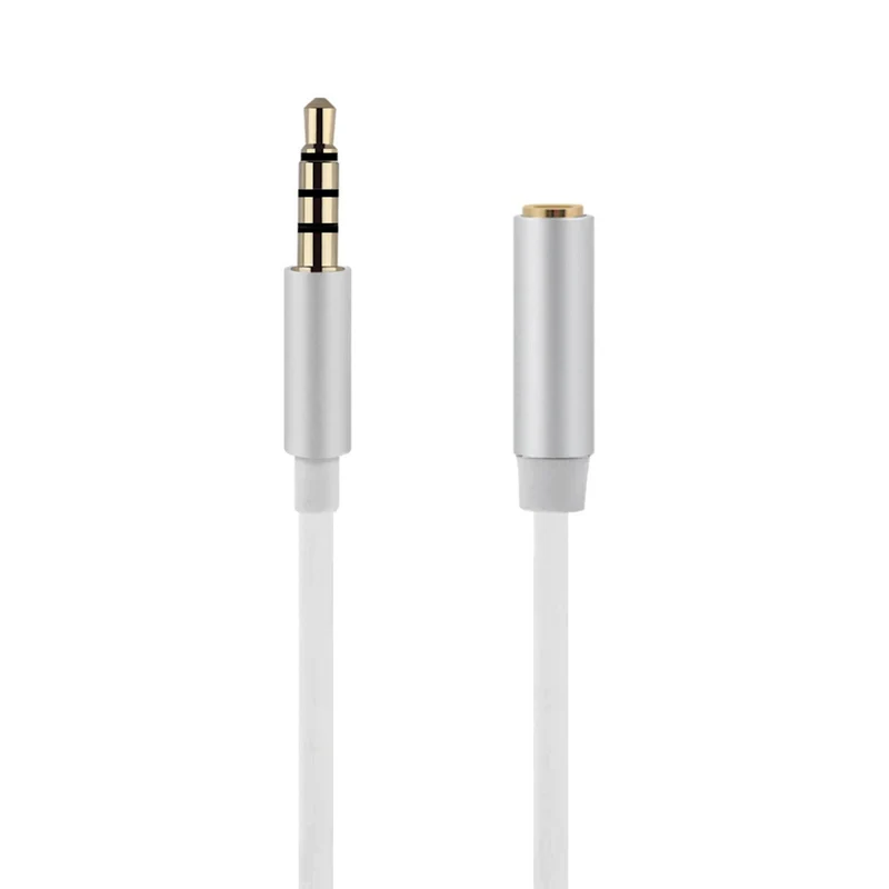 1m Audio Stereo Kopfhörer Headset Verlängerung 4-polig 3,5mm Stecker > Buchse W