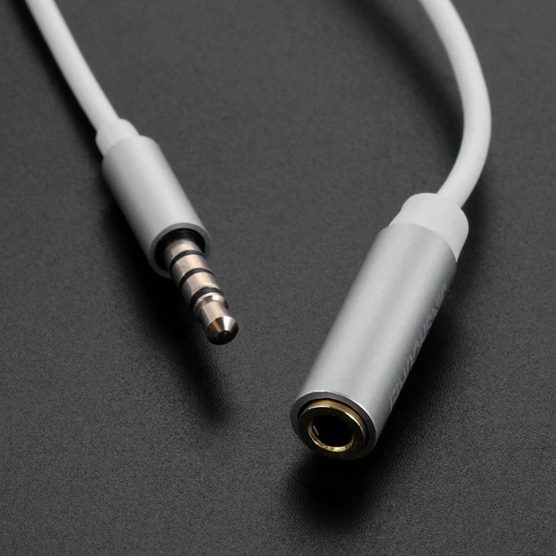 1m Audio Stereo Kopfhörer Headset Verlängerung 4-polig 3,5mm Stecker > Buchse W