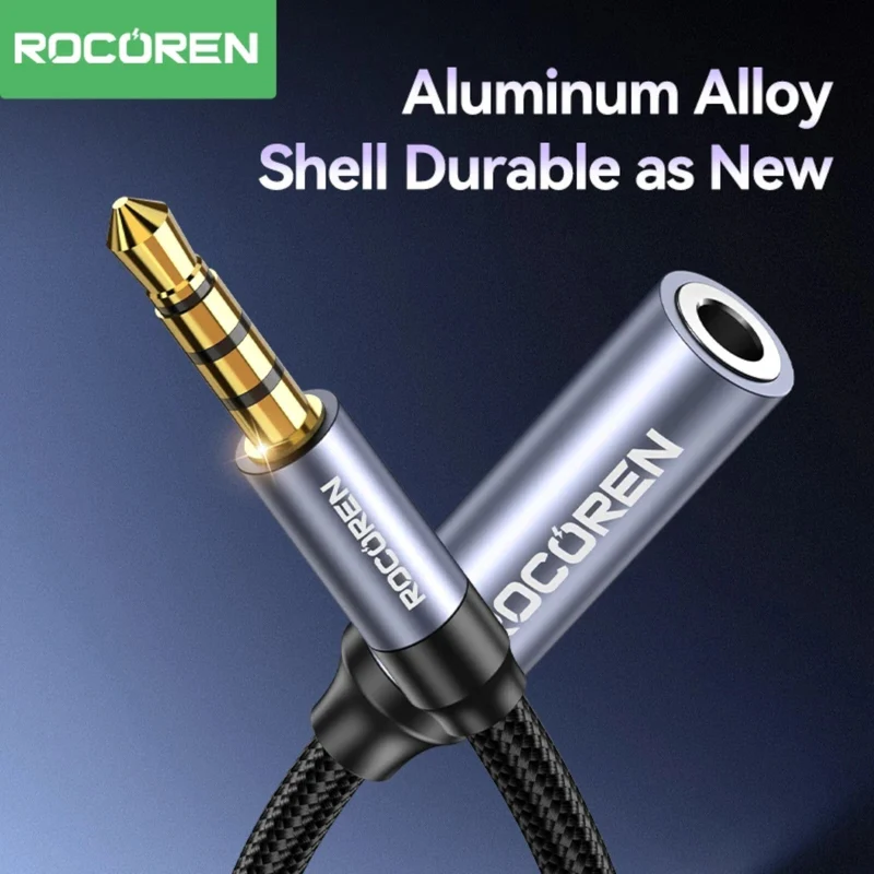 3m Rocoren Stereo Kopfhörer Headset Verlängerungskabel 3,5mm Klinke
