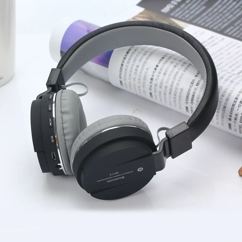 Bluetooth Kopfhörer/Headset SH12 Wireless Headphone TF-Karte 3.5 mm viele Farben