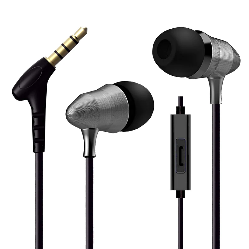 MEGABASS In-Ear Kopfhörer Headset X6 HS Pro Silber Metal Version Beats