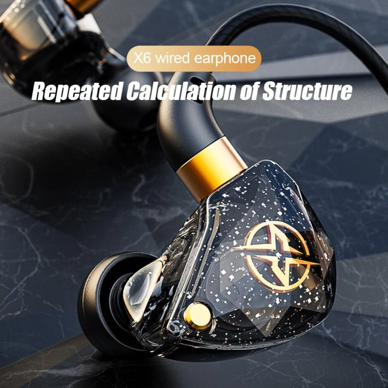 Original 3K X6 HD Professional HiFi Kopfhörer Headset Premium In-Ear