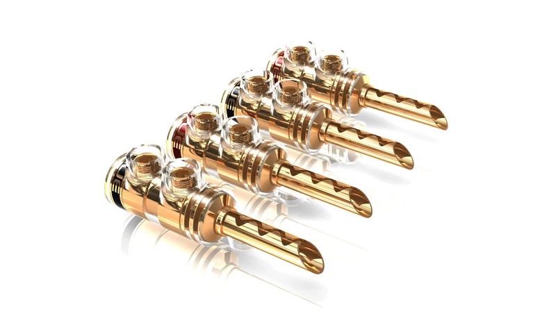 VIABLUE TS Bananenstecker Tube / 2 Paare