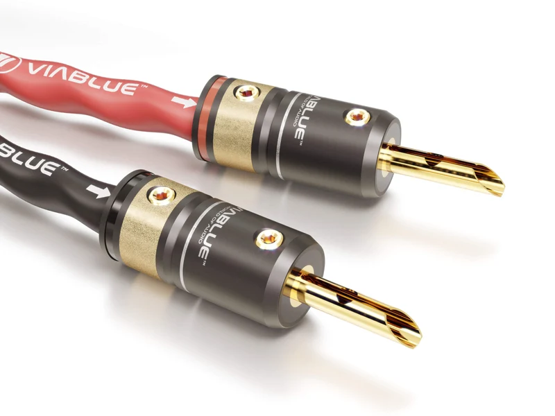 VIABLUE T8 Bananenstecker / 2 Paare