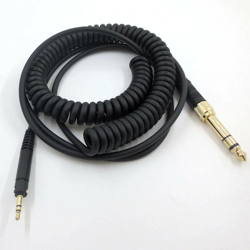 1,4-2,8m Audio Spiral Anschlusskabel Audio Technica Pioneer Sennheiser ...
