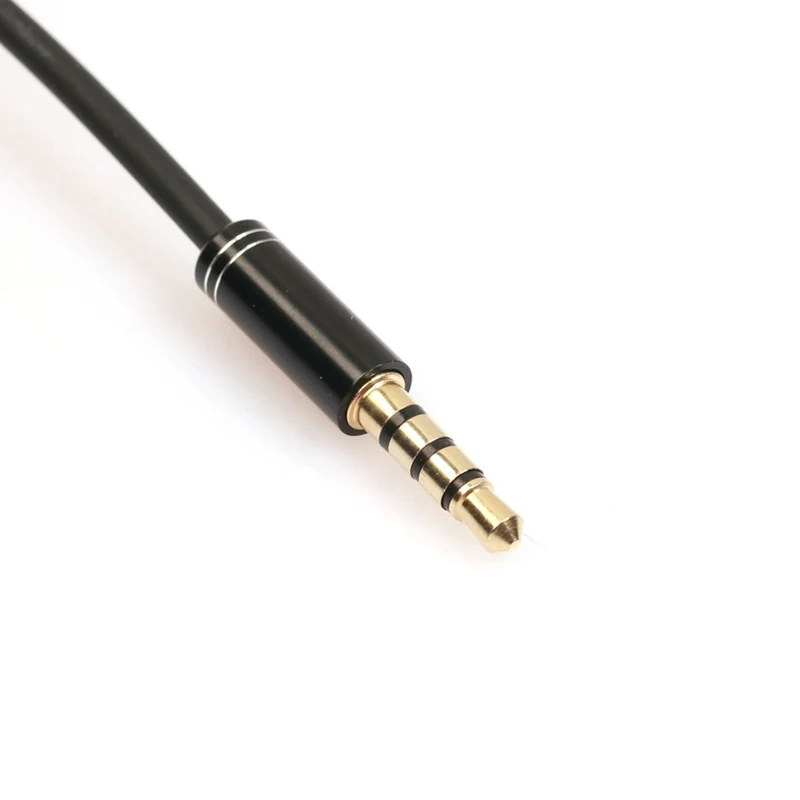 Audio Splitter Kabel Kopfhörer Y Doppler 3.5 mm Stecker > 2 Buchse schwarz