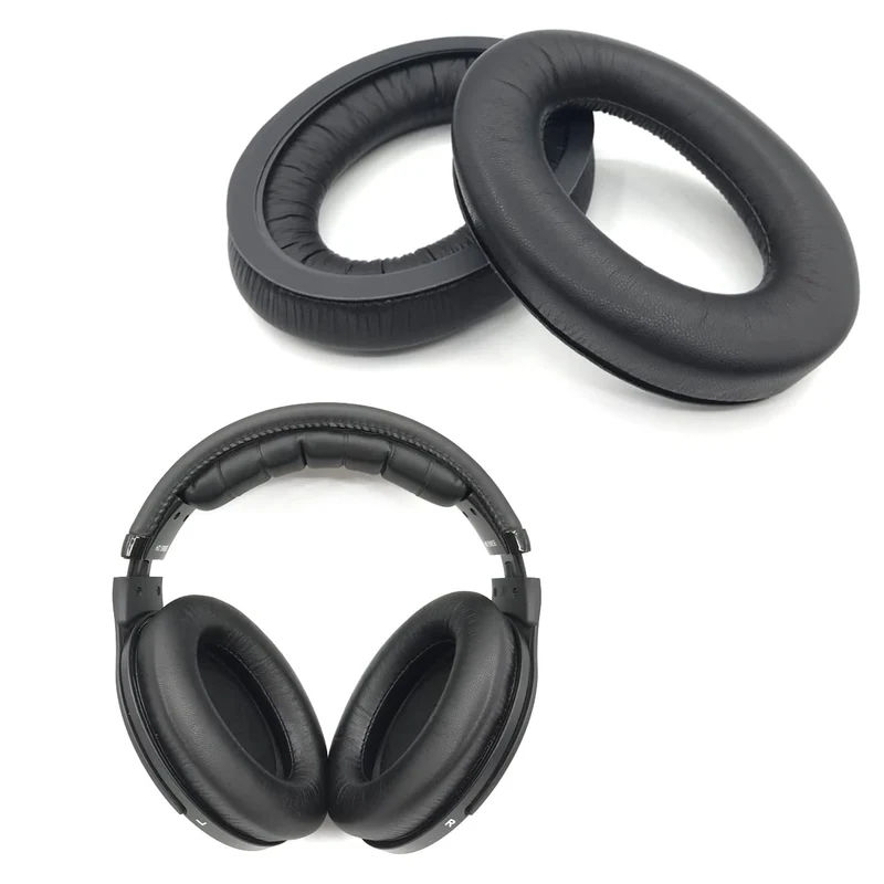 Kunstleder Ohrpolster Sennheiser Kopfhörer HD559 HD569 HD598 HD599 schwarz