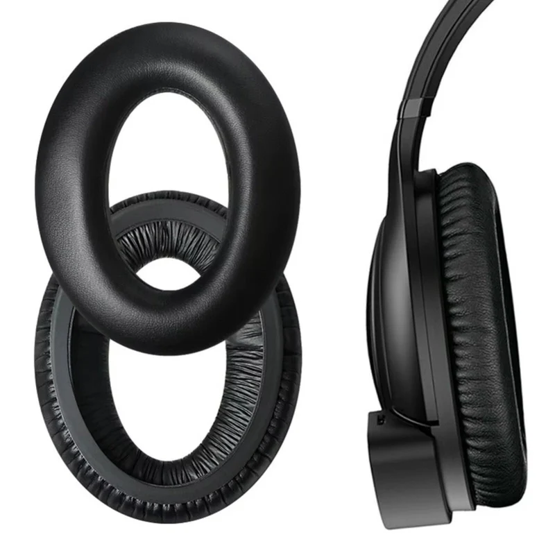 Kunstleder Ohrpolster Sennheiser Kopfhörer HD559 HD569 HD598 HD599 schwarz
